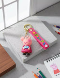 3D PVC Figure Keychain - Peppa Pig - Peppa Holding Camera