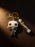 3D PVC Figure Keychain - Horror - Jack Skellington Pinstripe Suit
