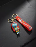 3D PVC Figure Keychain - Horror - Sally Holding Flower