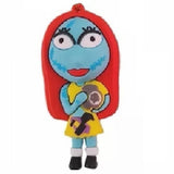 3D PVC Figure Keychain - Horror - Sally Holding Flower