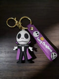 3D PVC Figure Keychain - Horror - Jack Skellington Vampire