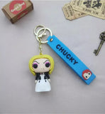 3D PVC Figure Keychain - Horror - Tiffany Bride Outfit