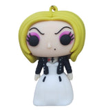 3D PVC Figure Keychain - Horror - Tiffany Bride Outfit
