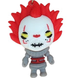 3D PVC Figure Keychain - Horror - Chibi Pennywise Grey Costume