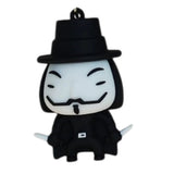 3D PVC Figure Keychain - Horror - V Holding Daggers