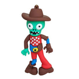 3D PVC Figure Keychain - Plantas Vs Zombies - Cowboy Zombie Figure