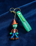 3D PVC Figure Keychain - Plantas Vs Zombies - Conehead Business Zombie