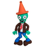 3D PVC Figure Keychain - Plantas Vs Zombies - Conehead Business Zombie