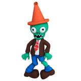 3D PVC Figure Keychain - Plants vs. Zombies - Conehead Business Zombie