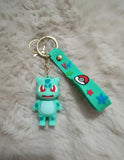 3D PVC Figure Keychain - Pokemon Bulbasaur - Chibi Bulbasaur Standing