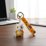 3D PVC Figure Keychain - Pokemon Cubone - Cubone Holding Bone