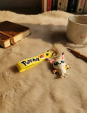 3D PVC Figure Keychain - Pokemon Gatomon - Lopmon Laying Down