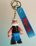3D PVC Figure Keychain - Popeye - Winking Sailor Outfit