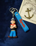 3D PVC Figure Keychain - Popeye - Winking Crossed Arms
