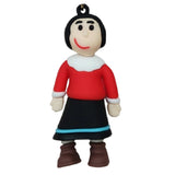 3D PVC Figure Keychain - Popeye - Olive Oyl Classic Outfit