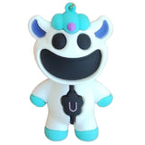 3D PVC Figure Keychain - Poppy Playtime - Boxy Boo White Blue U