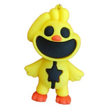 3D PVC Figure Keychain - Poppy Playtime - Dogday Smiling Critters Yellow Variant