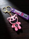 3D PVC Figure Keychain - Poppy Playtime - Smiling Critter Piggy
