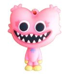 3D PVC Figure Keychain - Poppy Playtime - Pink Kissy Missy Chibi