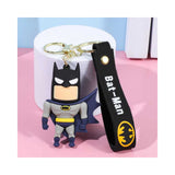 3D PVC Figure Keychain - DC Comics - Batman Chibi Grey Suit