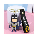 3D PVC Figure Keychain - DC Comics - Batman Chibi Grey Suit
