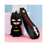 3D PVC Figure Keychain - DC Comics - Batman Chibi With Yellow Belt