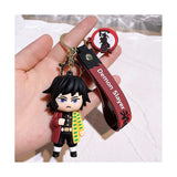 3D PVC Figure Keychain - Demon Slayer - Giyu Tomioka Chibi With Split Haori