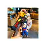 3D PVC Figure Keychain - Dragon Ball Z - Gohan Great Saiyaman Training Outfit