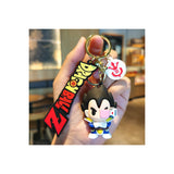 3D PVC Figure Keychain - Dragon Ball Z - Vegeta Chibi With Scouter