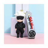3D PVC Figure Keychain - Jujutsu Kaisen - Satoru Gojo Chibi Black Blindfold