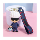 3D PVC Figure Keychain - Jujutsu Kaisen - Gojo Holding Cursed Spirit