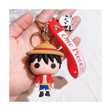 3D PVC Figure Keychain - One Piece - Monkey D. Luffy Chibi with Straw Hat