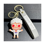 3D PVC Figure Keychain - One Piece - Monkey D. Luffy Gear 5 Chibi