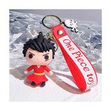 3D PVC Figure Keychain - One Piece - Monkey D. Luffy Wano Arc Red Kimono