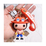 3D PVC Figure Keychain - One Piece - Portgas D. Ace