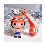 3D PVC Figure Keychain - One Piece - Portgas D. Ace