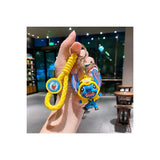 3D PVC Figure Keychain - Lilo & Stitch - Stitch Minion Outfit