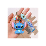 3D PVC Figure Keychain - Lilo & Stitch - Stitch Sitting Pose