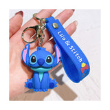 3D PVC Figure Keychain - Lilo & Stitch - Stitch Sitting Pose