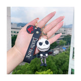 3D PVC Figure Keychain - Nightmare Before Christmas - Jack Skellington Chibi With Arms Crossed