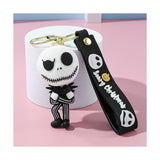 3D PVC Figure Keychain - Nightmare Before Christmas - Jack Skellington Chibi With Arms Crossed