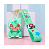 3D PVC Figure Keychain - Pokemon - Bulbasaur Chibi Style
