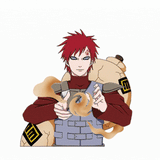 3D Lenticular Sticker - Naruto - Gaara with Shukaku