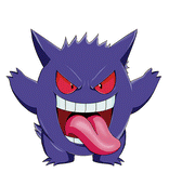 3D Lenticular Sticker - Pokémon - Gastly, Haunter, Gengar