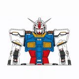 3D Lenticular Sticker - Gundam - Wing Gundam