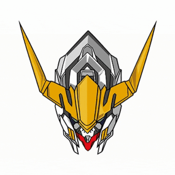 3D Lenticular Sticker - Gundam - Mecha Heads Trio