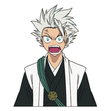 3D Lenticular Sticker - Bleach - Toshiro Hitsugaya Three Forms