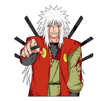 3D Lenticular Sticker - Naruto - Jiraiya Three Forms