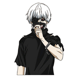 3D Lenticular Sticker - Tokyo Ghoul - Ken Kaneki