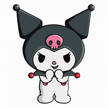 3D Lenticular Sticker - Sanrio - Kuromi
